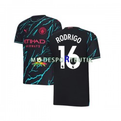 Manchester City Matchtröja Rodri Hernandez 16 Tredje 2023-2024 Kortärmad ,Herr