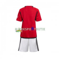 Manchester United Matchtröja Hemma 2023-2024 Kortärmad ,Fotbollsställ Barn