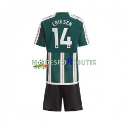 Manchester United Matchtröja Eriksen 14 Borta 2023-2024 Kortärmad ,Fotbollsställ Barn