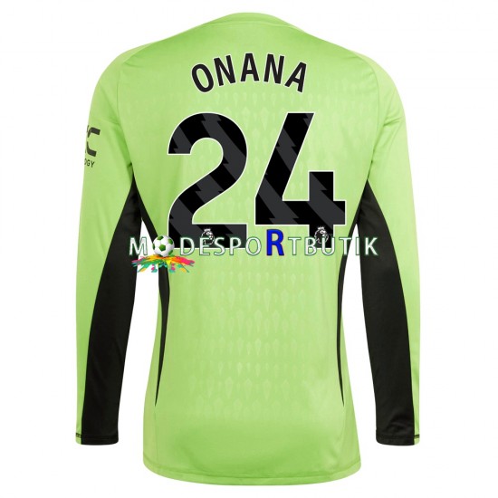 Manchester United Matchtröja Andre Onana 24 Målvakt Hemma 2023-2024 Långärmad ,Herr