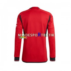 Manchester United Matchtröja Hemma 2023-2024 Långärmad ,Herr