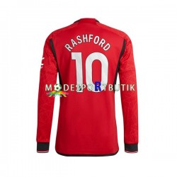 Manchester United Matchtröja Marcus Rashford 10 Hemma 2023-2024 Långärmad ,Herr