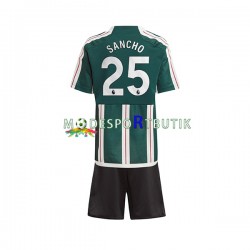 Manchester United Matchtröja Sancho 25 Borta 2023-2024 Kortärmad ,Fotbollsställ Barn