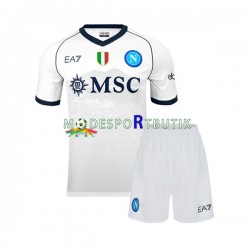 SSC Napoli Matchtröja Borta 2023-2024 Kortärmad ,Fotbollsställ Barn