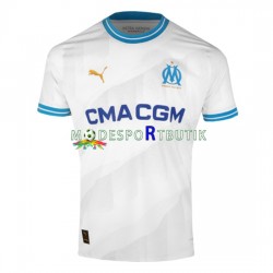 Olympique de Marseille Matchtröja Hemma 2023-2024 Kortärmad ,Herr
