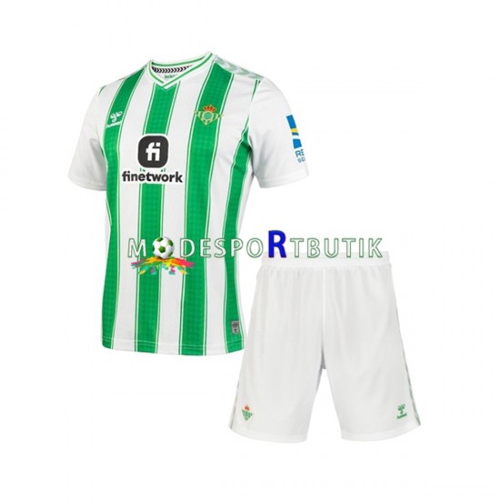 Real Betis Matchtröja Hemma 2023-2024 Kortärmad ,Fotbollsställ Barn