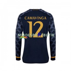 Real Madrid Matchtröja EDUARDO CAMAVINGA 12 Borta 2023-2024 Långärmad ,Herr Real Madrid Matchtröja EDUARDO CAMAVINGA 12 Borta 2023-2024 Långärmad ,Herr