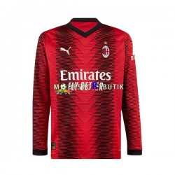 AC Milan Matchtröja Hemma 2023-2024 Långärmad ,Herr