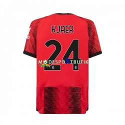AC Milan Matchtröja Simon Kjaer 24 Hemma 2023-2024 Kortärmad ,Herr