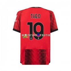 AC Milan Matchtröja Theo Hernandez 19 Hemma 2023-2024 Kortärmad ,Herr