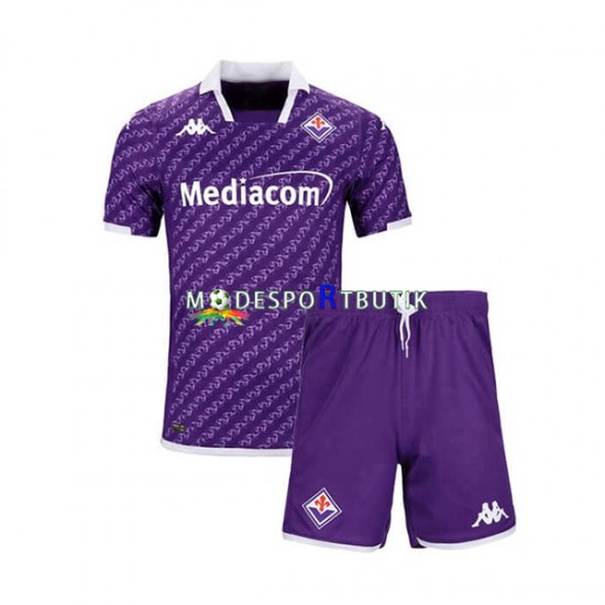 Fiorentina Matchtröja Hemma 2023-2024 Kortärmad ,Fotbollsställ Barn