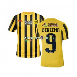 Al-Ittihad FC Matchtröja Benzema 9 Hemma 2022-23 Kortärmad ,Herr