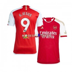 Arsenal Matchtröja Gabriel Jesus 9 Hemma 2023-2024 Kortärmad ,Herr