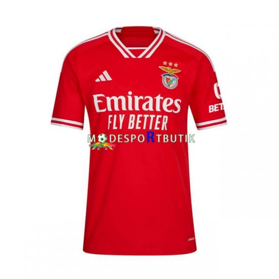 Benfica Matchtröja Hemma 2023-2024 Kortärmad ,Herr