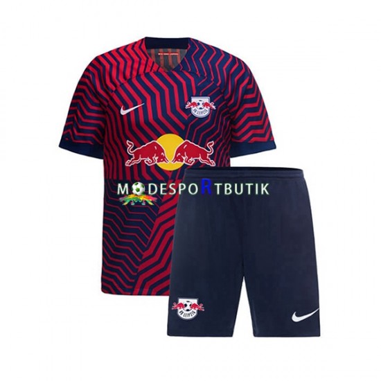 RB Leipzig Matchtröja Borta 2023-2024 Kortärmad ,Fotbollsställ Barn