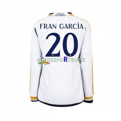 Real Madrid Matchtröja Fran Garcia 20 Hemma 2023-2024 Långärmad ,Herr