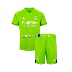 Real Madrid Matchtröja Målvakt Hemma 2023-2024 Kortärmad ,Fotbollsställ Barn