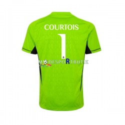 Real Madrid Matchtröja Thibaut Courtois 1 Målvakt Hemma 2023-2024 Kortärmad ,Herr