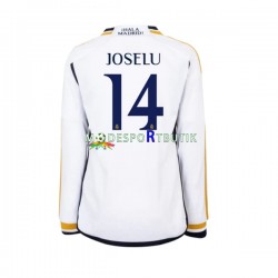 Real Madrid Matchtröja JOSELU 14 Hemma 2023-2024 Långärmad ,Herr