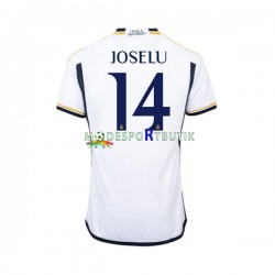 Real Madrid Matchtröja JOSELU 14 Hemma 2023-2024 Kortärmad ,Herr