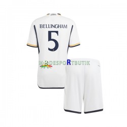 Real Madrid Matchtröja Jude Bellingham 5 Hemma 2023-2024 Kortärmad ,Fotbollsställ Barn