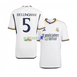 Real Madrid Matchtröja Jude Bellingham 5 Hemma 2023-2024 Kortärmad ,Herr