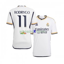 Real Madrid Matchtröja Rodrygo Goes 11 Hemma 2023-2024 Kortärmad ,Herr