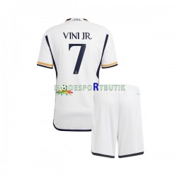 Real Madrid Matchtröja Vinicius Junior 7 Hemma 2023-2024 Kortärmad ,Fotbollsställ Barn