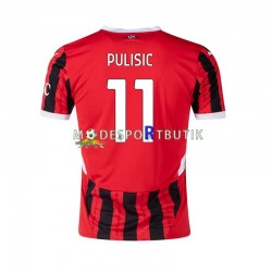AC Milan Matchtröja Pulisic 11 Hemma 2024-2025 Kortärmad ,Herr