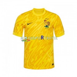 Frankrike Matchtröja Målvakt Hemma Euro 2024 Kortärmad ,Herr