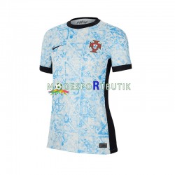 Portugal Matchtröja Borta Euro 2024 Kortärmad ,Dam