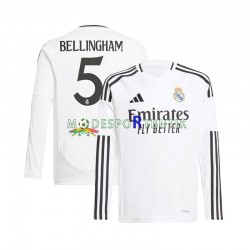 Real Madrid Matchtröja Jude Bellingham 5 Hemma 2024-2025 Långärmad ,Herr Real Madrid Matchtröja Jude Bellingham 5 Hemma 2024-2025 Långärmad ,Herr