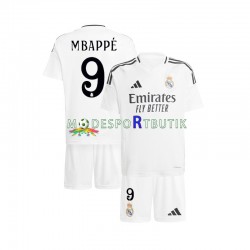 Real Madrid Matchtröja Kylian Mbappé 9 Hemma 2024-2025 Kortärmad ,Fotbollsställ Barn Real Madrid Matchtröja Kylian Mbappé 9 Hemma 2024-2025 Kortärmad ,Fotbollsställ Barn