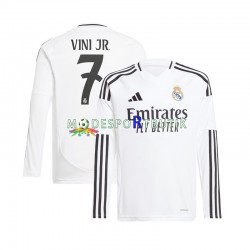 Real Madrid Matchtröja Vinicius Junior 7 Hemma 2024-2025 Långärmad ,Herr Real Madrid Matchtröja Vinicius Junior 7 Hemma 2024-2025 Långärmad ,Herr