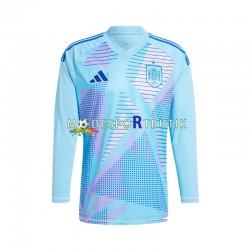 Spanien Matchtröja Målvakt Borta Euro 2024 Långärmad ,Herr