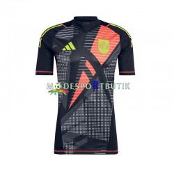 Spanien Matchtröja Målvakt Hemma Euro 2024 Kortärmad ,Herr