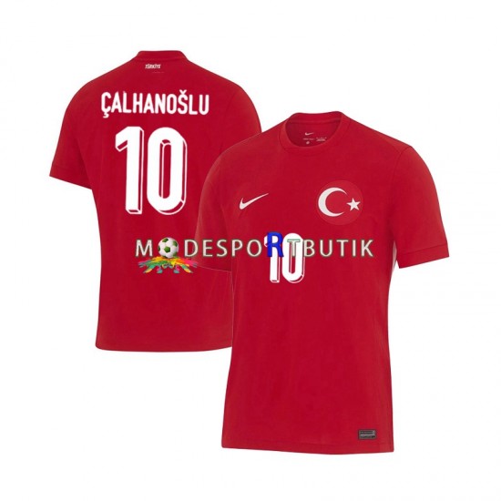 Turkiet Matchtröja Hakan Calhanoglu 10 Borta Euro 2024 Kortärmad ,Herr