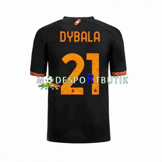 AS Roma Matchtröja Paulo Dybala 21 Tredje 2023-2024 Kortärmad ,Herr