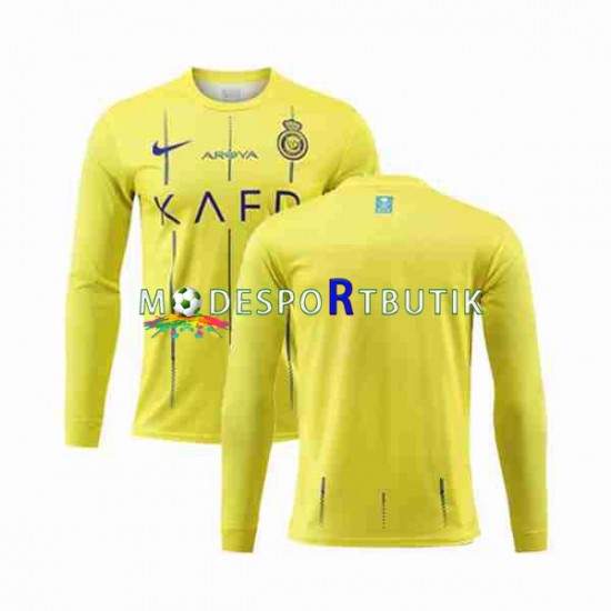 Al-Nassr Matchtröja Hemma 2023-2024 Långärmad ,Herr