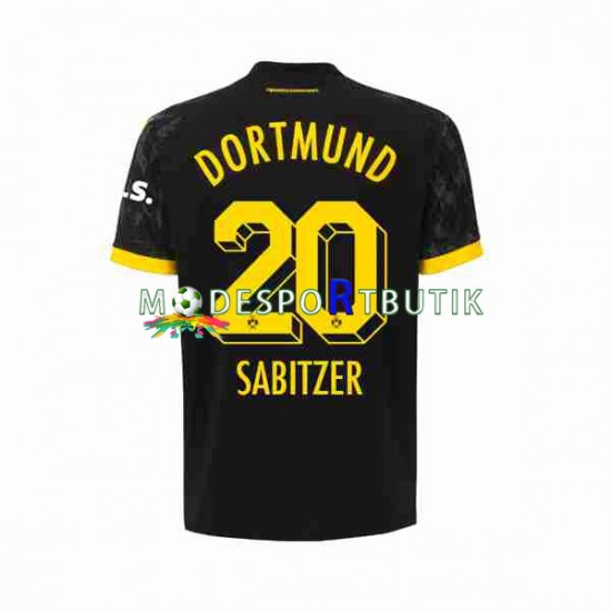 Borussia Dortmund Matchtröja Marcel Sabitzer 20 Borta 2023-2024 Kortärmad ,Herr