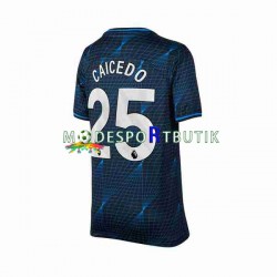 Chelsea Matchtröja Moises Caicedo 25 Borta 2023-2024 Kortärmad ,Herr