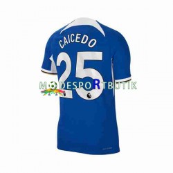 Chelsea Matchtröja Moises Caicedo 25 Hemma 2023-2024 Kortärmad ,Herr