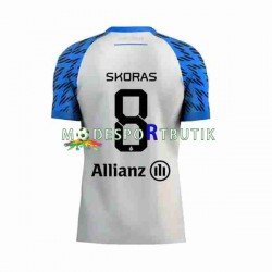 Club Brugge Matchtröja Michal Skoras 8 Borta 2023-2024 Kortärmad ,Herr