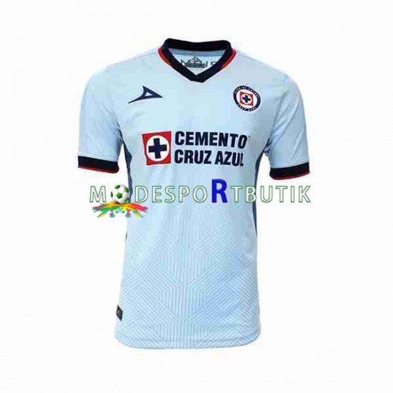 Cruz Azul Matchtröja Borta 2023-2024 Kortärmad ,Herr