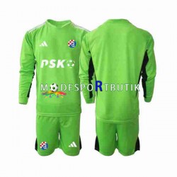 Dinamo Zagreb Matchtröja Målvakt Hemma 2023-2024 Långärmad ,Fotbollsställ Barn