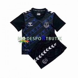 Everton Matchtröja Målvakt Borta 2023-2024 Kortärmad ,Fotbollsställ Barn