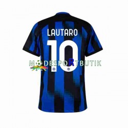 Inter Milan Matchtröja Lautaro Martinez 10 Hemma 2023-2024 Kortärmad ,Herr