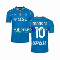 SSC Napoli Matchtröja Maradona 10 Hemma 2023-2024 Kortärmad ,Herr