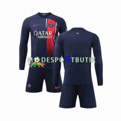 Paris Saint-Germain Matchtröja Hemma 2023-2024 Långärmad ,Fotbollsställ Barn