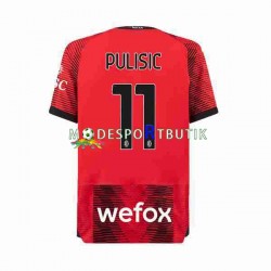 AC Milan Matchtröja Christian Pulisic 11 Hemma 2023-2024 Kortärmad ,Herr